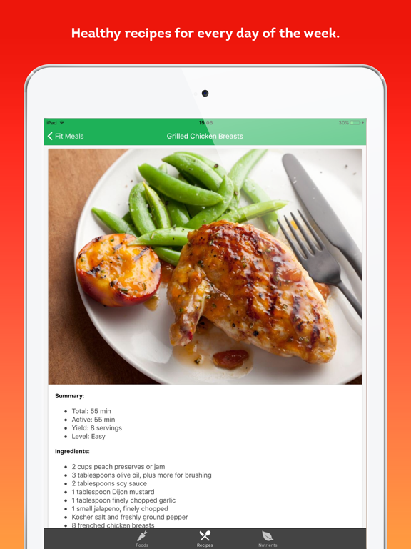 Fit Meals - healthy recipes and diet ingredientsのおすすめ画像1