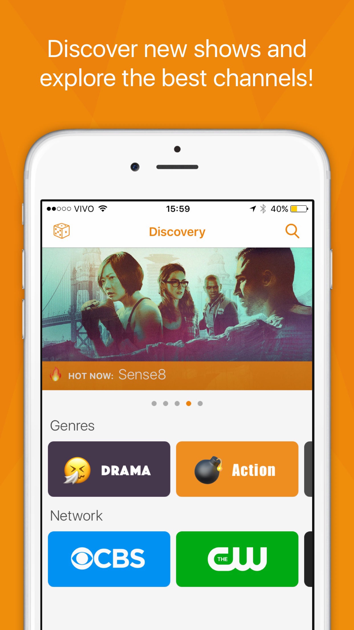 Screenshot do app Showrunner - The smart way to track TV Shows
