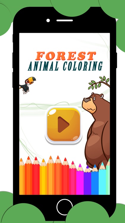 Forest Animal Coloring Book