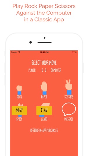 Rock Paper Scissors — with extension for