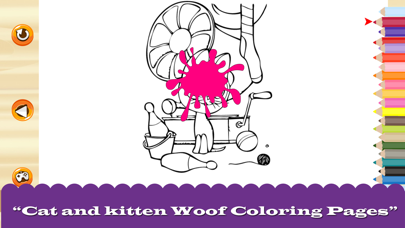 How to cancel & delete Cat and kitten Woof Coloring Pages from iphone & ipad 1
