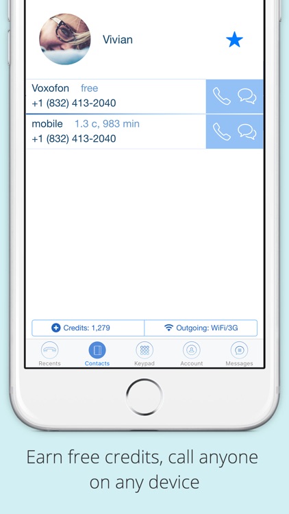 Voxofon: International Calling App, Texting, WiFi