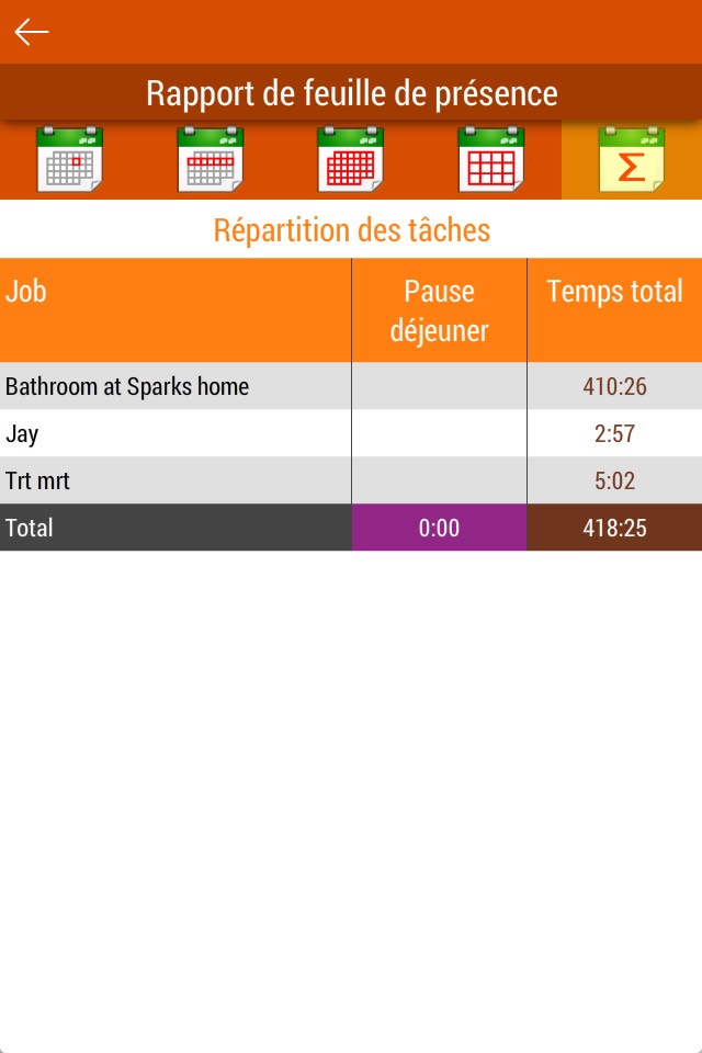 Job Manager Time Tracker screenshot 4