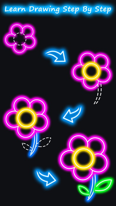 How to cancel & delete How to Draw Glow Flower Step by Step for Beginners from iphone & ipad 4