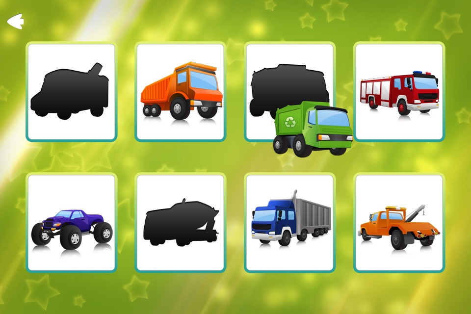 Trucks and Shadows Puzzles Games screenshot 2