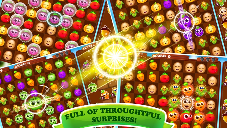 Veggie Splash Puzzle Fun screenshot-3