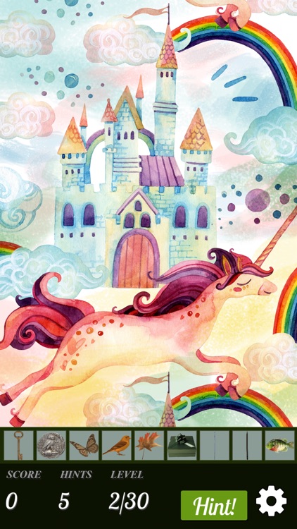 Hidden Object - Unicorns Illustrated screenshot-4