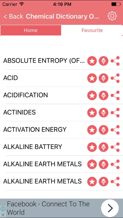 Chemical Dictionary - Terms Definitions