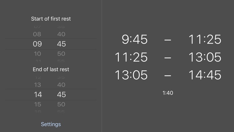 Pausenrechner - Cockpit Crew Rest Calculator screenshot-4