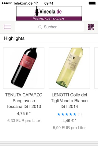 vineola.de - Weine aus Italien screenshot 2