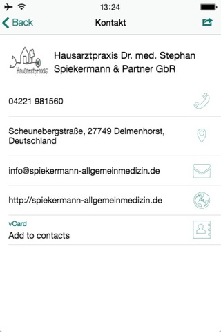 Hausarztpraxis Spiekermann screenshot 2