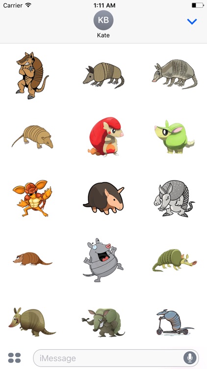 Armadillos Stickers