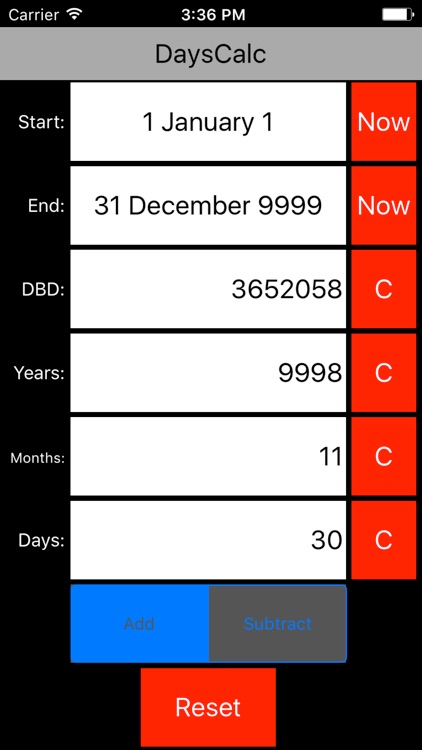 DaysCalc