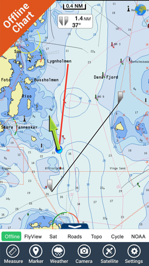 Marine : Oslo to Gothenburg HD  GPS Map Navigator(圖3)-速報App