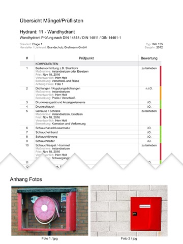 Hydranten - Prüfung nach DIN und BetrSichV screenshot 4