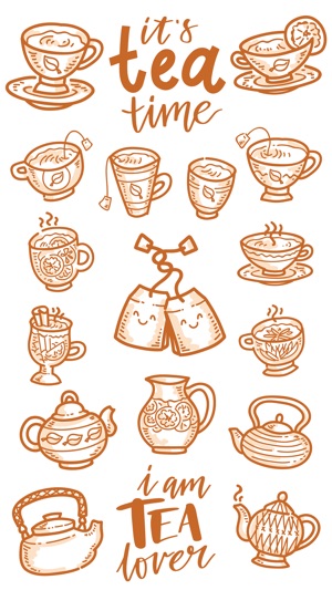 Tea time! iMessage stickers(圖1)-速報App