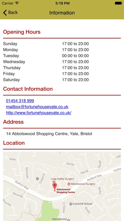 Fortune House Chinese Takeaway