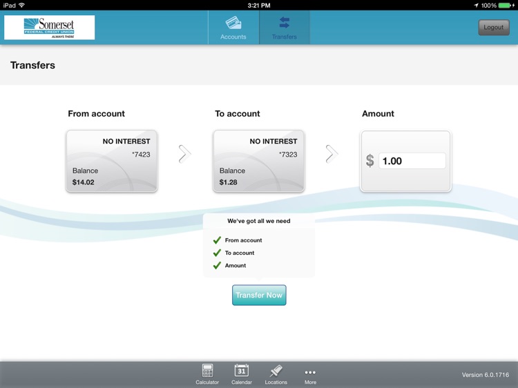 Somerset FCU Mobile for iPad screenshot-3