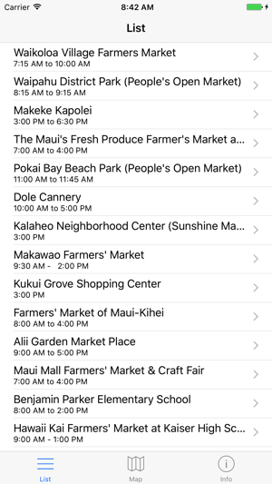 Hawaii Farmer's Markets - Organic Food For The Fam(圖4)-速報App