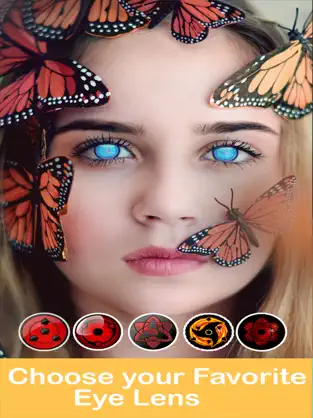Skærmoptagelse 1 Anime Eye.s Contact.s Changer For Naruto Shippuden iphone