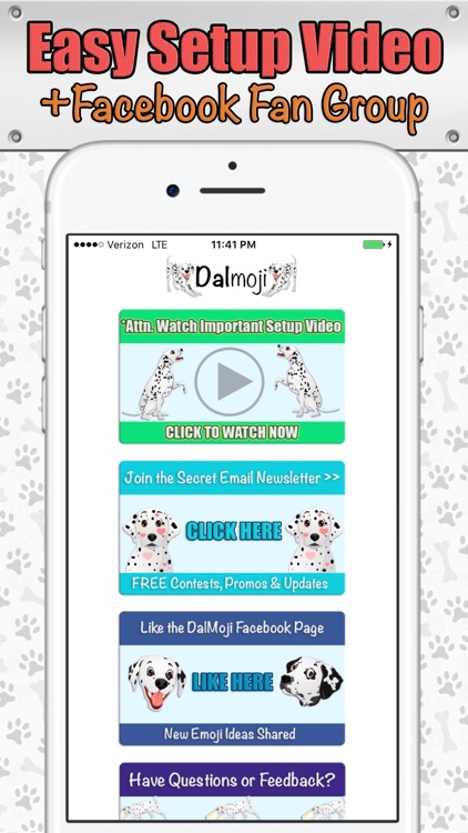 Dalmoji- Dalmatian Emojis and Stickers! screenshot-4