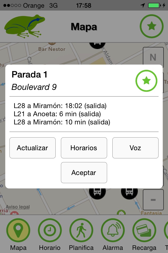 App oficial de Dbus screenshot 2