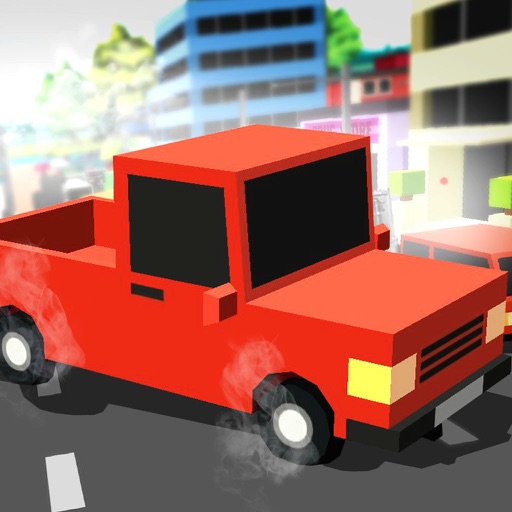 Blocky Truck Driving Simulator icon