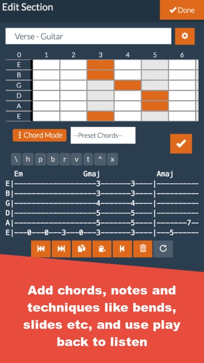 Guitar Notepad - Tab Editor