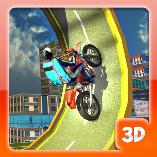 Roof Jumping Bike Parking - Stunt Driving Icon