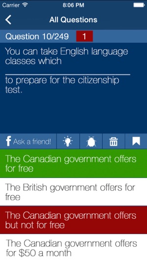 Canadian Citizenship Exam Prep(圖3)-速報App