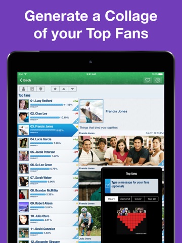 MyTopFans Pro for Fan Pages screenshot 2