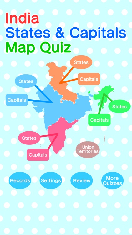 India States & Capitals Map Quiz screenshot-3