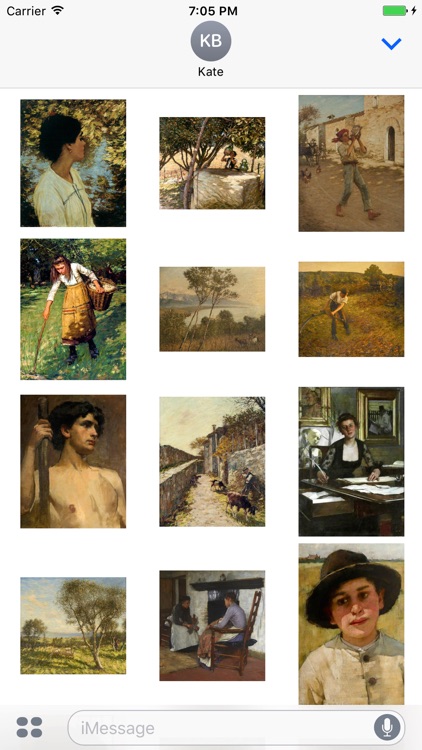 Henry Herbert La Thangue Artworks Stickers screenshot-3