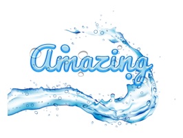 All new style of Cool Water Text Stickers