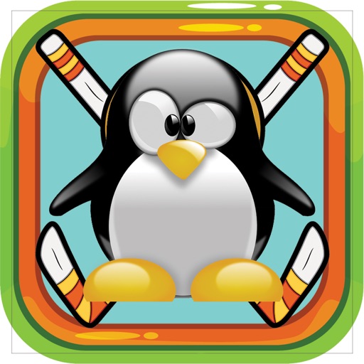 Penguin Fight Glow Ice Hockey Shootout Extreme Icon