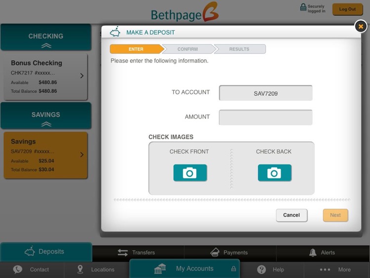 Bethpage Mobile Banking for iPad screenshot-4