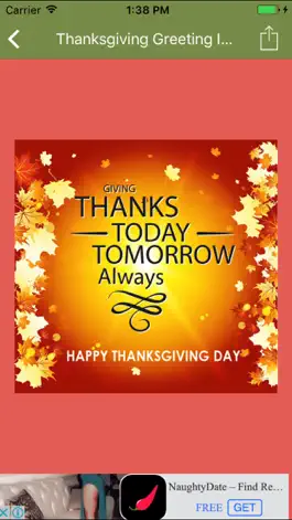 Game screenshot Thanksgiving Greeting Images and Messages apk