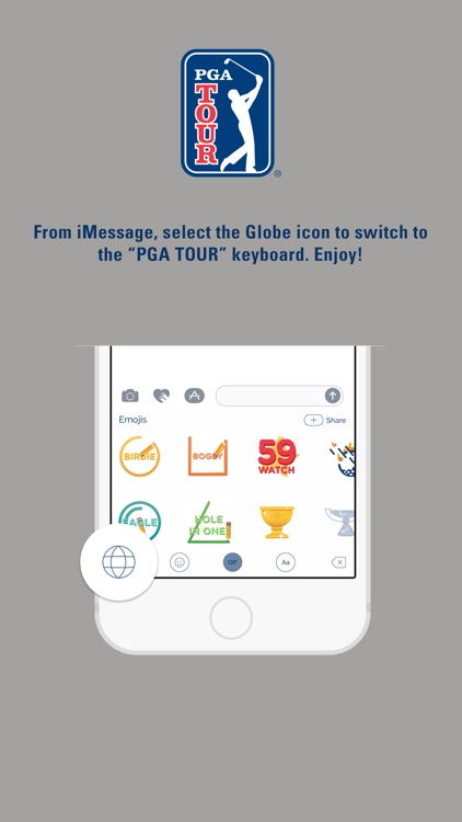 PGA TOUR Emoji Keyboard