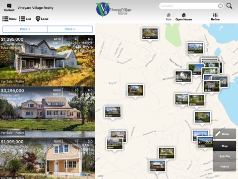 Vineyard Village Realty for iPad screenshot 2