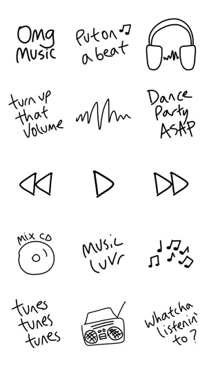 Music sticker - photo emoji stickers for iMessage(圖2)-速報App