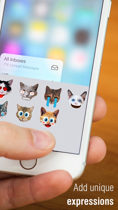 How to cancel & delete Emoji My Cat: Make Custom Emojis of Cats Photos from iphone & ipad 3