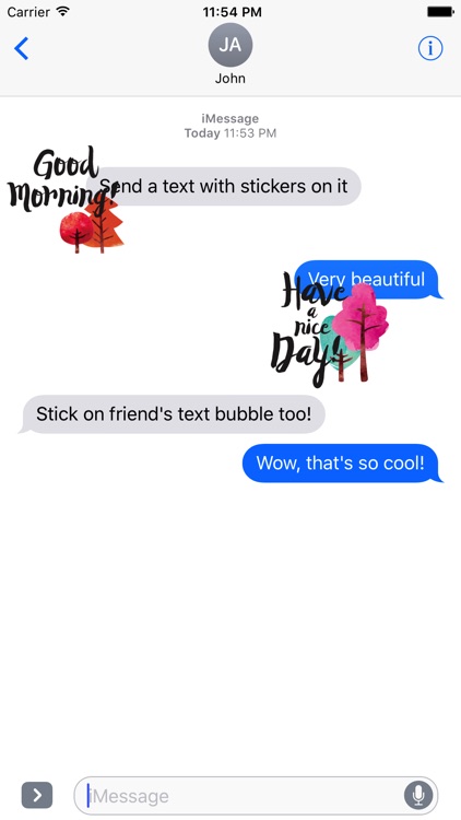 Animated Everyday Greetings Stickers