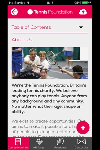 Tennis Foundation screenshot 2