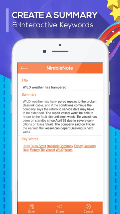 NimbleNote - Interactive Documents for Summary