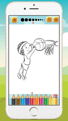 Game screenshot Kids Sport Coloring Book mod apk