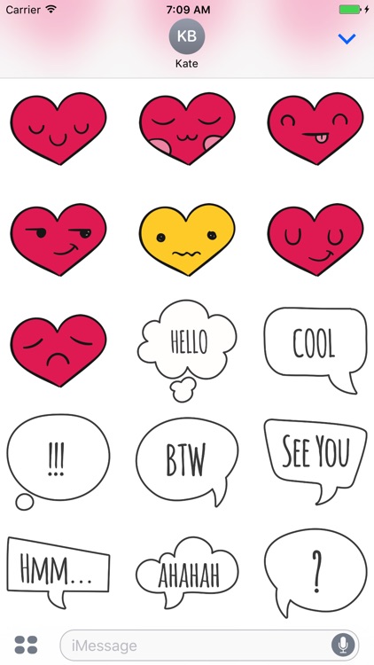 Heart Stickers Emojis