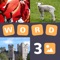 Guess the word from 3 pictures, because 4 is too easy