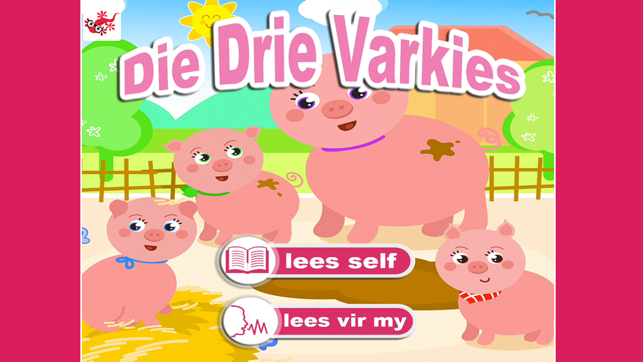 Die Drie Varkies Kinderstorie in Afrikaans(圖1)-速報App