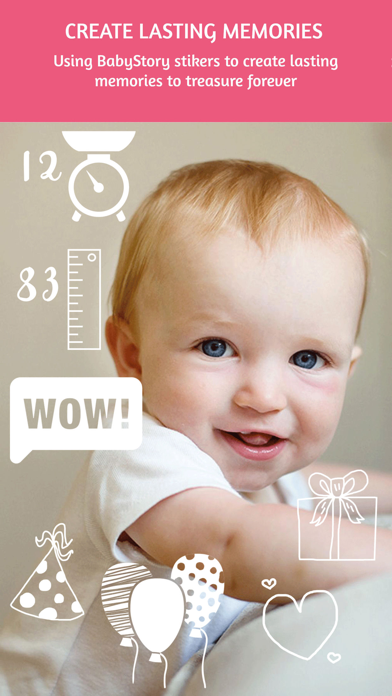 BabyStory - baby & pregnancy milestone stickers Screenshot 4
