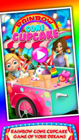 DIY Ice Cream On Cupcake! Cool Desserts Chef Game(圖1)-速報App